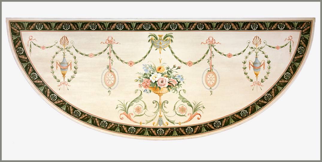 George III demi lune table top 2 wpl